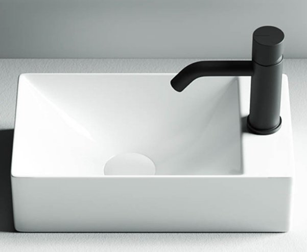 Раковина Ceramicanova CN5007 подвесная прямоугольная 37.5, санфарфор купить,112200