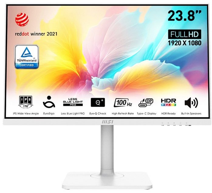 Монитор 23.8&#34; MSI Modern MD2412PW белый купить,0