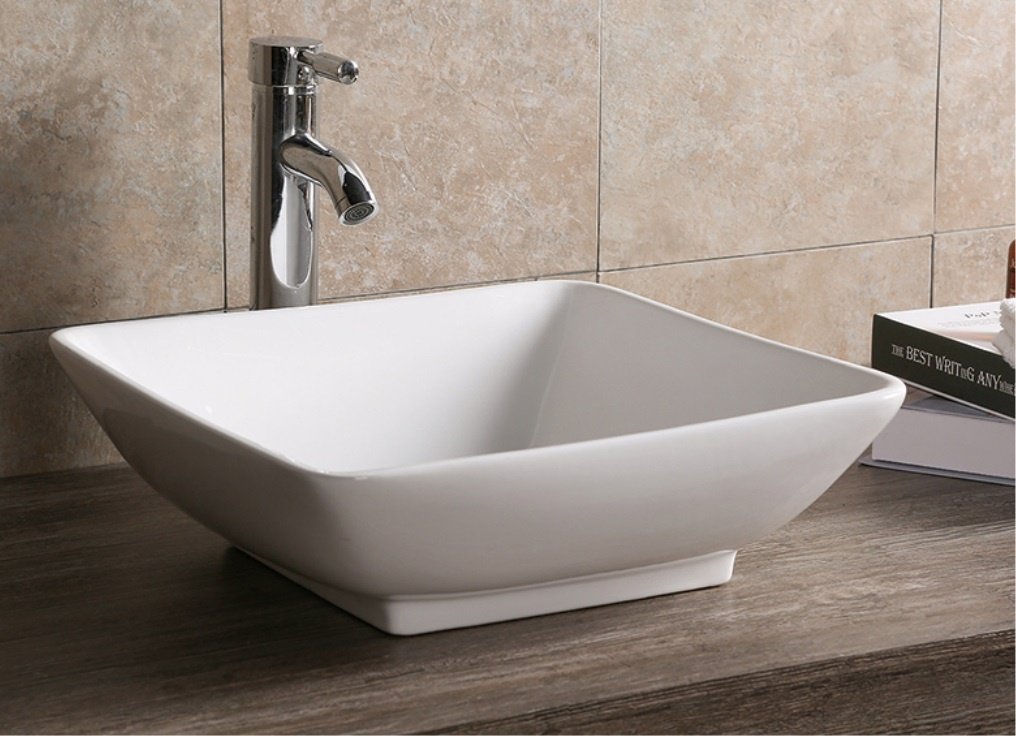 Раковина Cerutti SPA CR7034D накладная квадратная 42, санфарфор