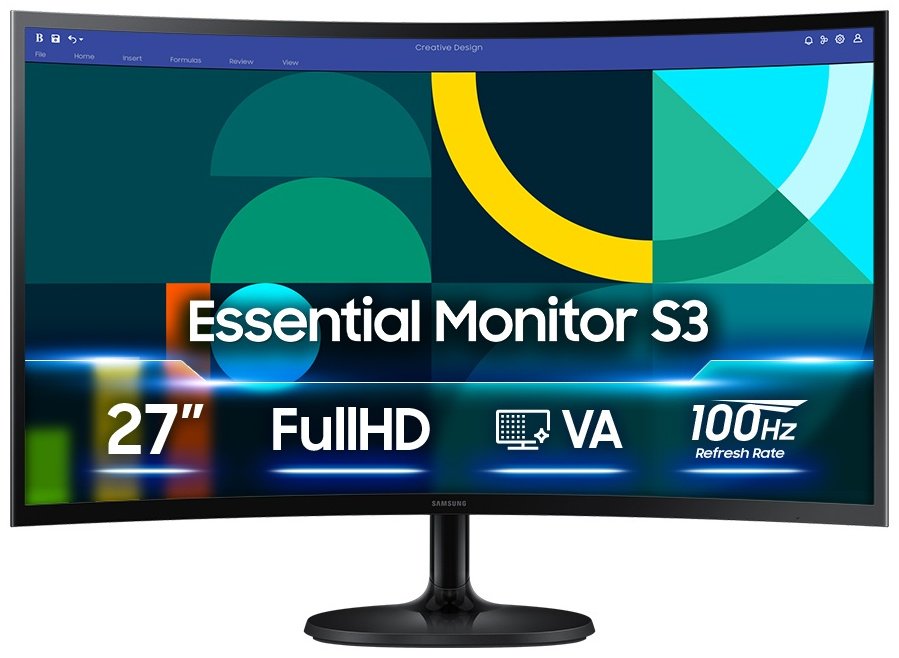 Монитор 27&#34; Samsung LS27D364GAIXCI черный