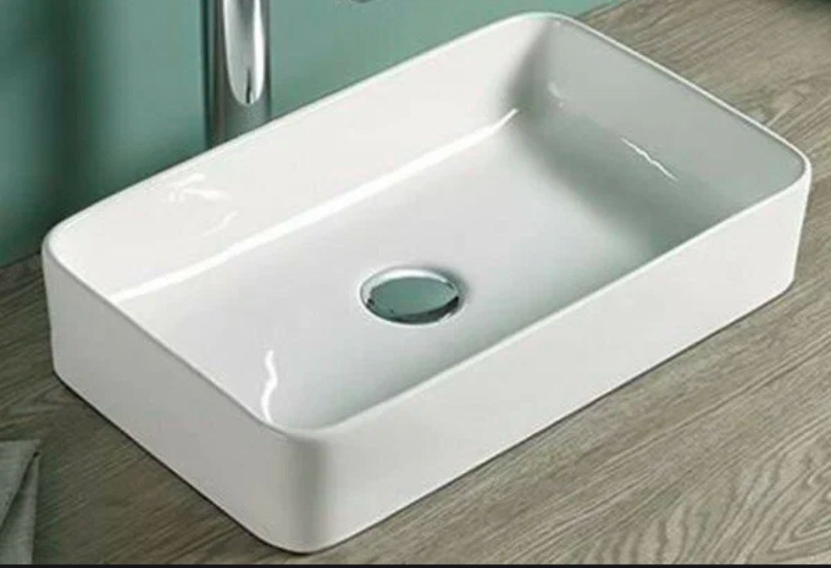 Раковина Comforty 78575-70 накладная прямоугольная 71, санфарфор