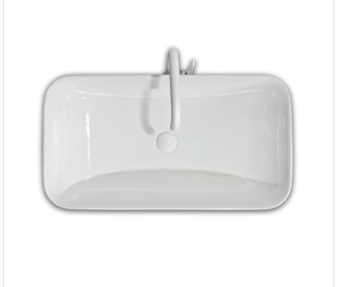 Раковина Comforty 78575-70 накладная прямоугольная 71, санфарфор купить,106664