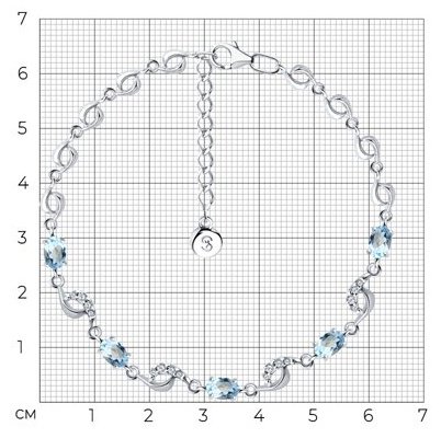 Браслет SOKOLOV 92050163_16 длина 16 см, вес 5.25 г серебро, плетение фантазийное купить,NaN