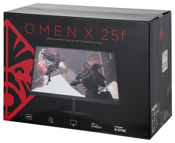 Монитор HP Omen X 25F черный купить,0