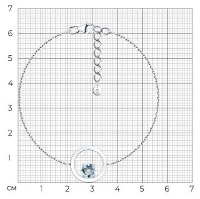 Браслет SOKOLOV 92050178_s длина 16 см, вес 2.59 г серебро, плетение фантазийное купить,NaN