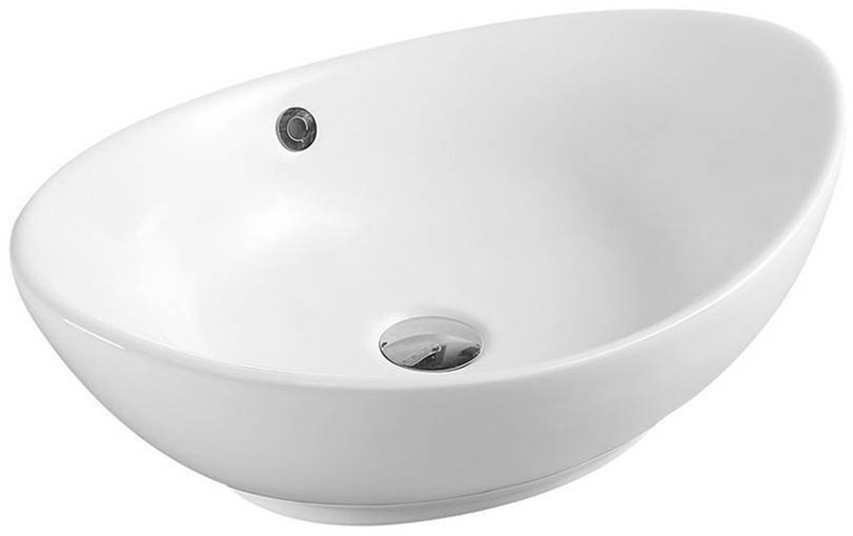 Раковина Calypso CS3077 накладная овальная 41.5, фарфор