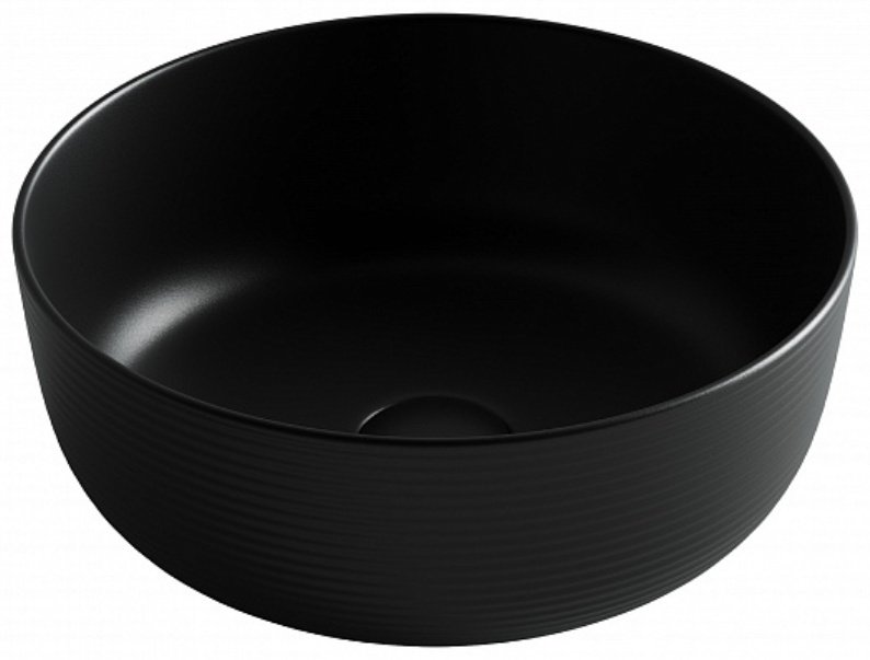 Раковина Ceramicanova CN6073MB накладная круглая 35, санфарфор
