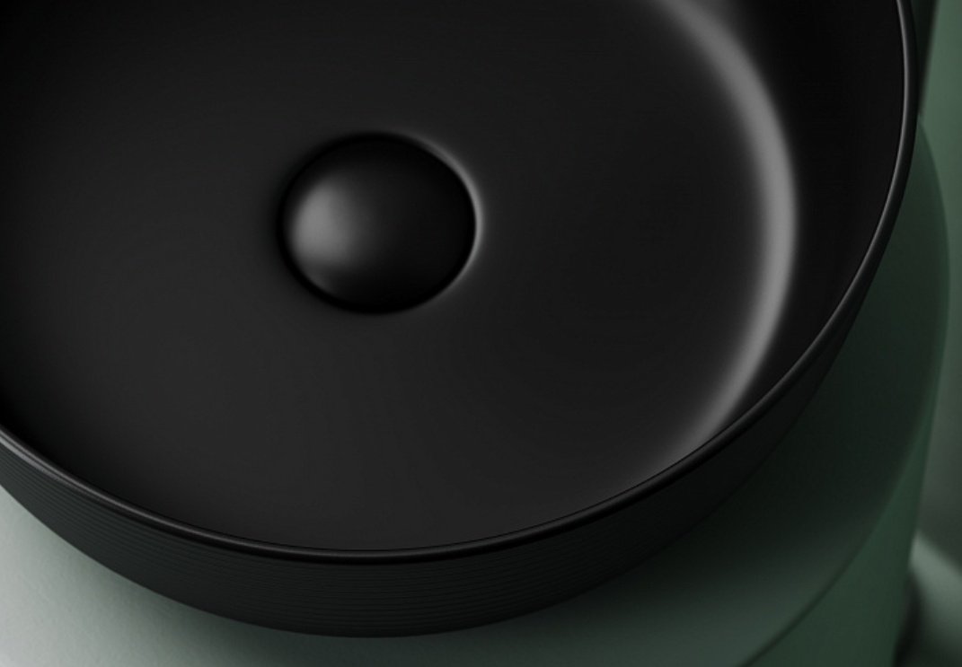 Раковина Ceramicanova CN6073MB накладная круглая 35, санфарфор