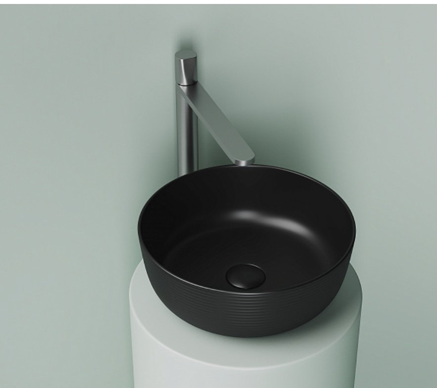 Раковина Ceramicanova CN6073MB накладная круглая 35, санфарфор купить,147300