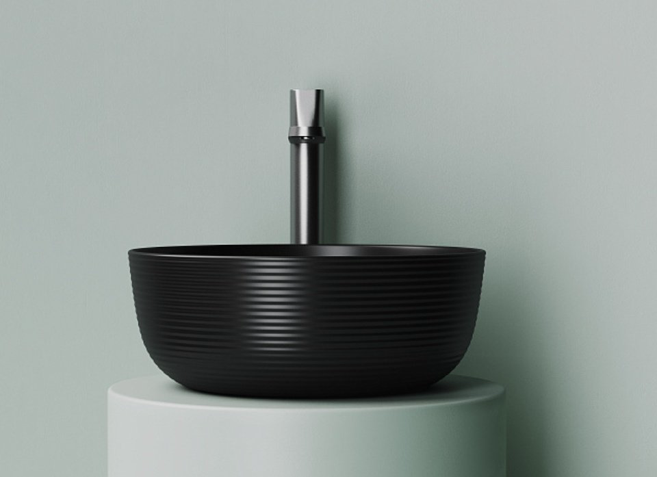 Раковина Ceramicanova CN6073MB накладная круглая 35, санфарфор купить,NaN