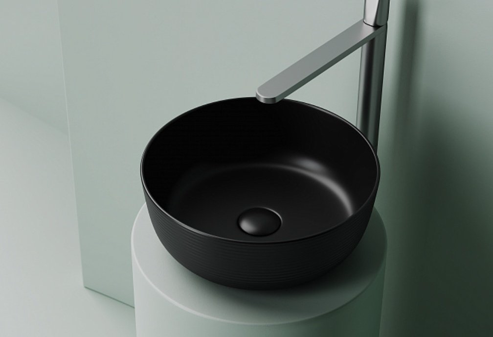Раковина Ceramicanova CN6073MB накладная круглая 35, санфарфор купить,NaN