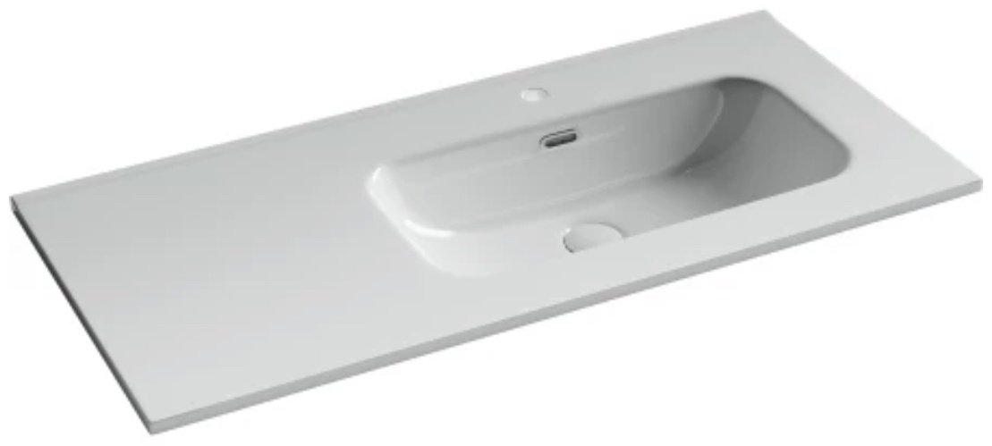 Раковина Ceramicanova Element CN7003R накладная прямоугольная 101, санфарфор