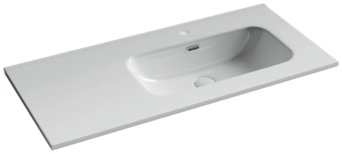 Раковина Ceramicanova Element CN7003R накладная прямоугольная 101, санфарфор