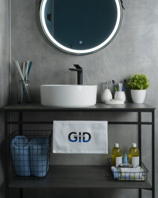 Раковина GID-ceramic N9425 накладная круглая 40, керамика купить,50770