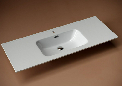 Раковина Ceramicanova CN7006 врезная прямоугольная 121, санфарфор