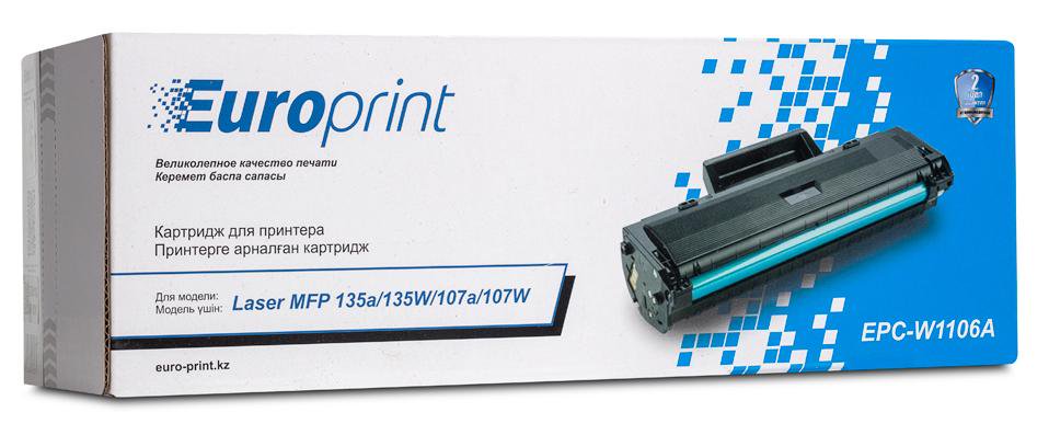 Картридж Europrint EPC-W1106A черный