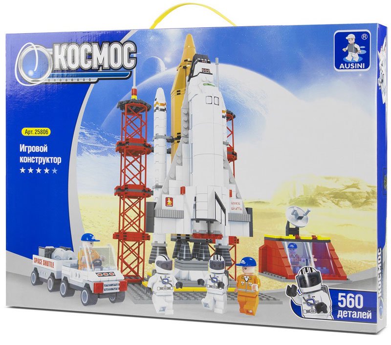 Конструктор Ausini Космос Космодром 25806 560 деталей