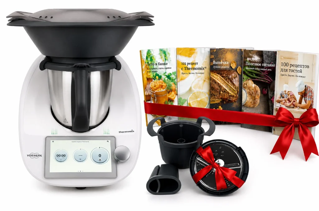 Кухонный комбайн Thermomix ТМ6 белый + подарок купить,NaN