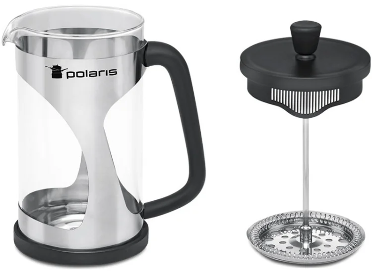 Френч-пресс Polaris Enigma-600FP 600мл серебристый