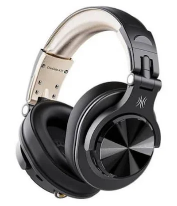 Наушники OneOdio Fusion A70 черно-золотистые