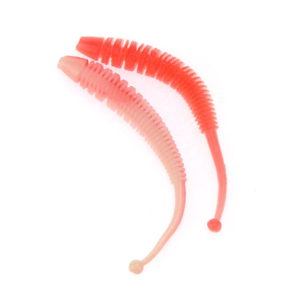 Силиконовая приманка Turbo Molix Sator Worm 80мм сыр 201 красно-белая 8шт купить,NaN