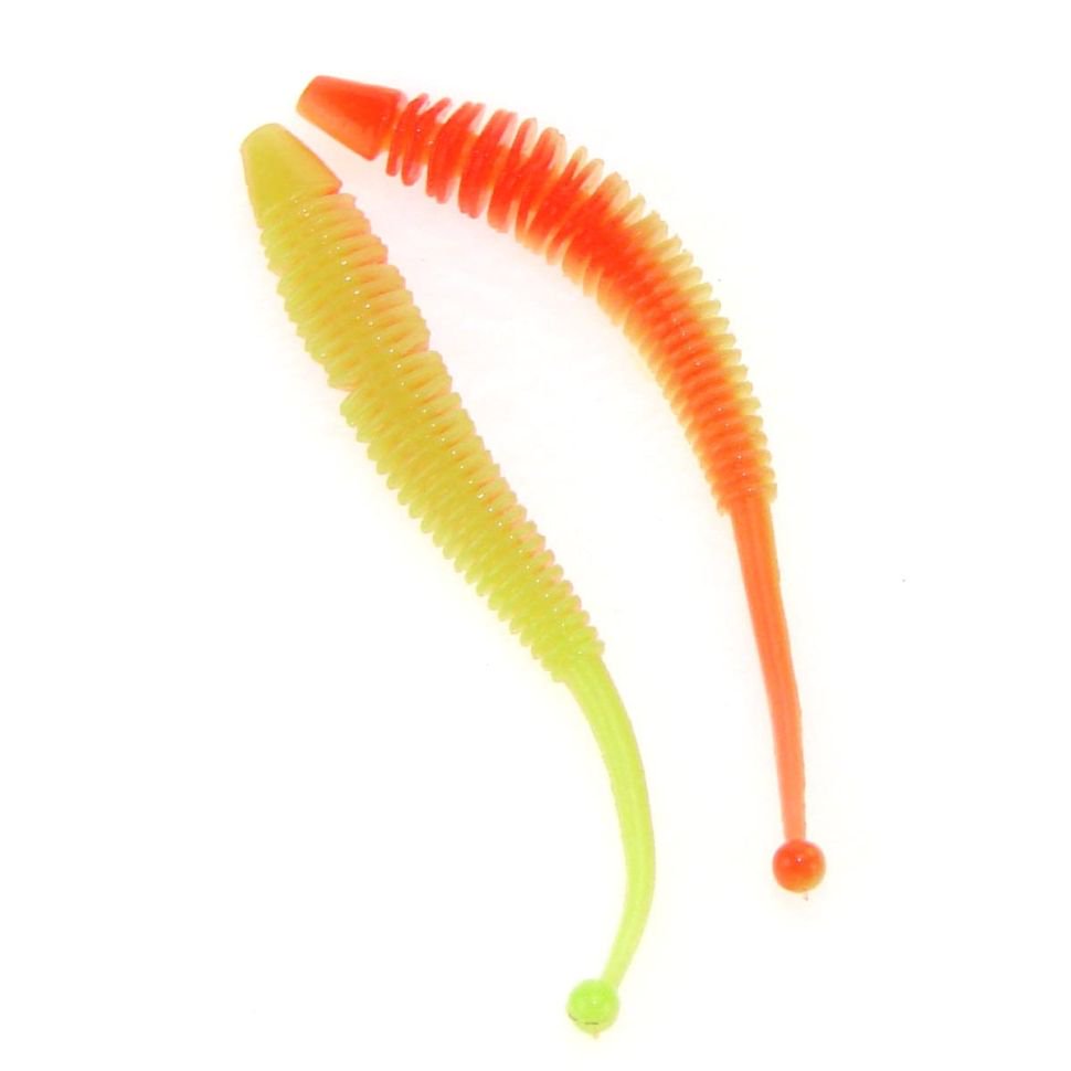 Силиконовая приманка Turbo Molix Sator Worm 80мм сыр 203 черно-желтая Chartreuse 8шт купить,NaN
