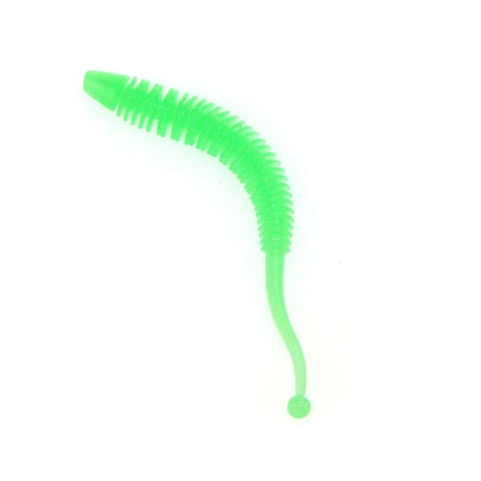 Силиконовая приманка Turbo Molix Sator Worm 80мм сыр 103 зеленая 8шт купить,NaN