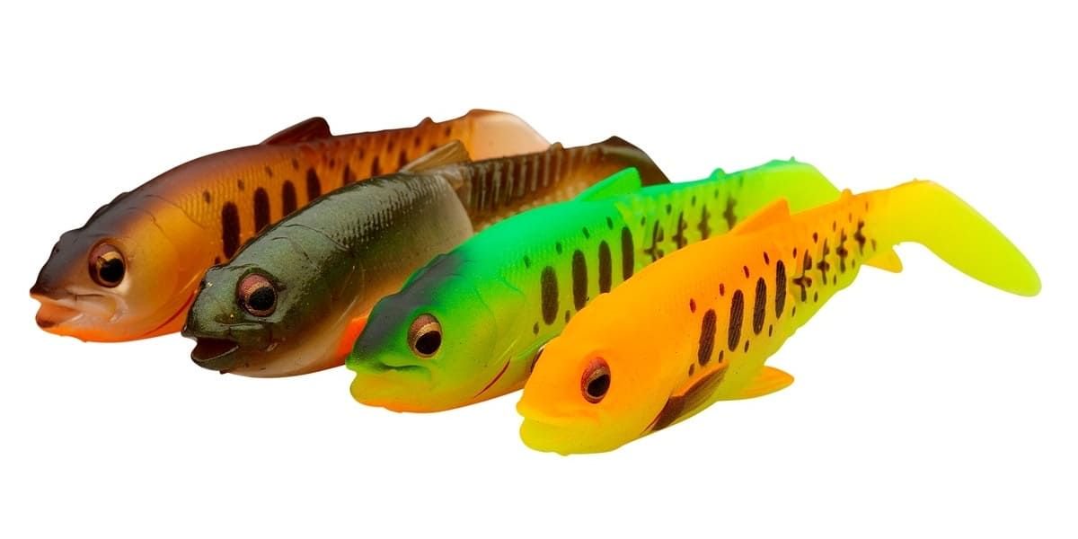 Набор мягких приманок Savage Gear Craft Cannibal Paddletail 65мм 4гр Dark Water Mix 4шт купить,NaN
