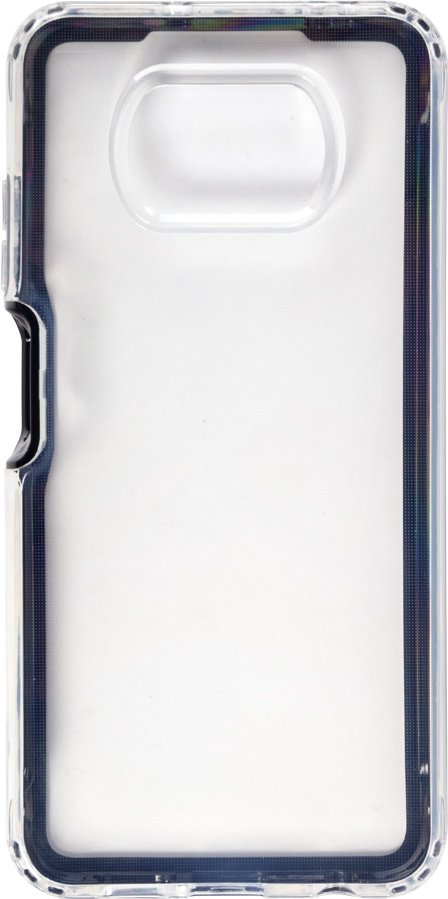 Чехол X-Game XG-BP098 для Poco X3/X3 Pro черно-прозрачный купить,NaN