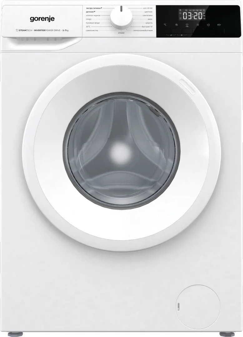 Стиральная машина Gorenje W1NHPI72SCS белая