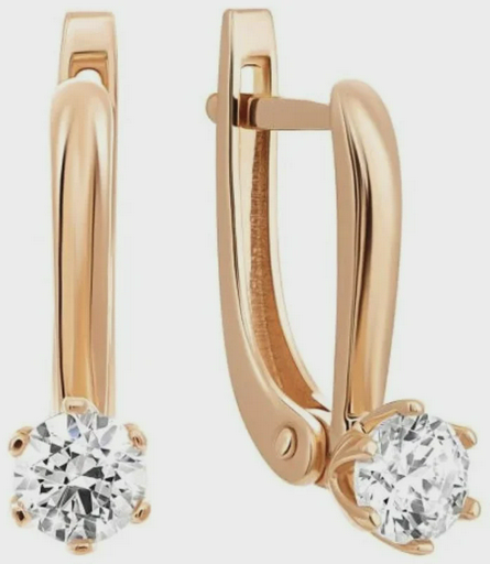 Серьги Золото России Mercury Gold 001 2,5гр.
