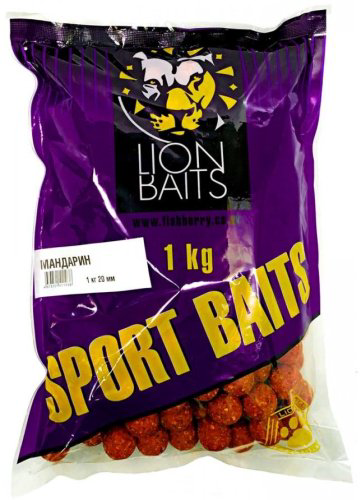 Прикормка Lion Baits Lion Baits мандарин 1 кг купить,NaN