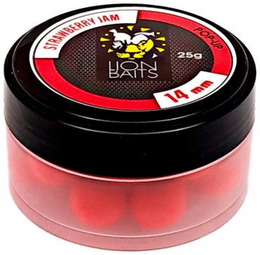 Прикормка Lion Baits LB-002943 клубника 0.025 кг купить,NaN
