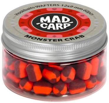 Прикормка Mad Carp Baits Вафтерсы 12x9мм, 60шт. Monster Crab 0.03 кг купить,NaN