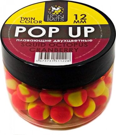 Прикормка Lion Baits Twin Color squid-octopus - cranberry 0.05 кг купить,NaN