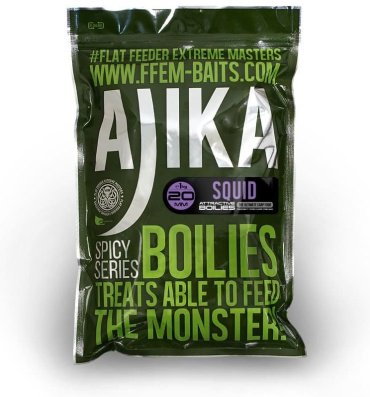 Прикормка FFEM Ajika Boilies 20mm Squid 1kg ABS-201 Кальмар 1 кг купить,NaN