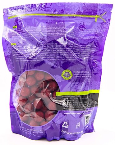 Прикормка RHINO BAITS RB002 темная слива 1 кг купить,NaN