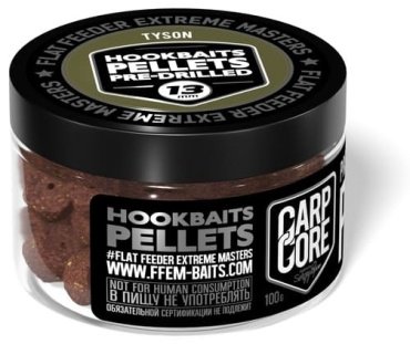 Прикормка FFEM PTS-13100 Hookbaits Pellets 13mm Tyson да 0.1 кг