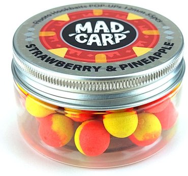 Прикормка Mad Carp Baits 12мм MDCPSTP10 Strawberry & Pineapple 0.1 кг купить,NaN