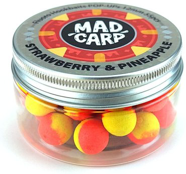 Прикормка Mad Carp Baits 12мм MDCPSTP10 Strawberry & Pineapple 0.1 кг купить,NaN