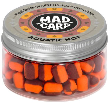 Прикормка Mad Carp Baits Вафтерсы 12x9мм, 60шт. Aquatic Hot 0.03 кг купить,NaN