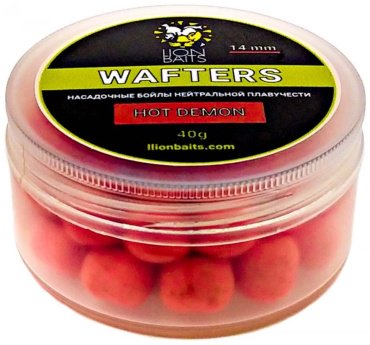 Прикормка Lion Baits Wafters Hot demon 0.04 кг купить,NaN