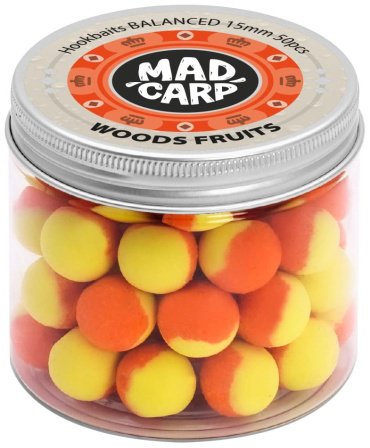 Прикормка Mad Carp Baits Бойл насадочный Balanced 15мм, 50шт. Woods Fruits 0.09 кг купить,NaN