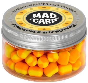 Прикормка Mad Carp Baits Вафтерсы 12x9мм, 60шт. Plum & Pineapple 0.03 кг купить,NaN