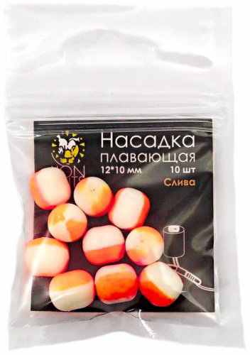 Прикормка Lion Baits насадка плавающая двухцветная слива 0.008 кг купить,NaN