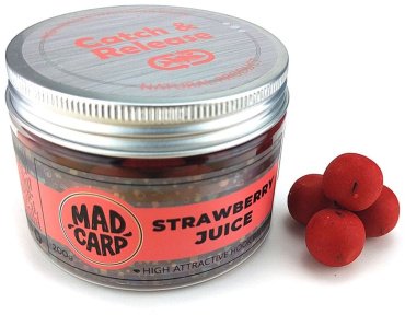 Прикормка Mad Carp Baits MDCNSJ20 Strawberry Juice 0.2 кг купить,NaN