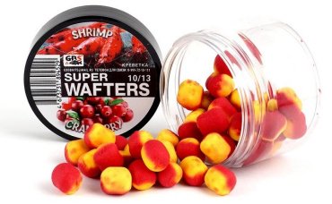 Прикормка GBS Бойлы Baits Wafters 10-13мм Креветки Клюква Креветки с Клюквой 0.067 кг купить,NaN