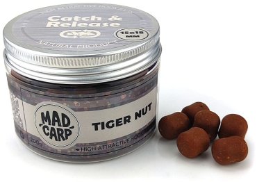 Прикормка Mad Carp Baits dumbels 15x18мм. MDCNTN1518 Tiger Nut 0.2 кг купить,NaN