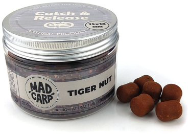 Прикормка Mad Carp Baits dumbels 15x18мм. MDCNTN1518 Tiger Nut 0.2 кг купить,NaN