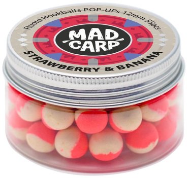 Прикормка Mad Carp Baits MDCPSB Strawberry & Banana 0.047 кг купить,NaN
